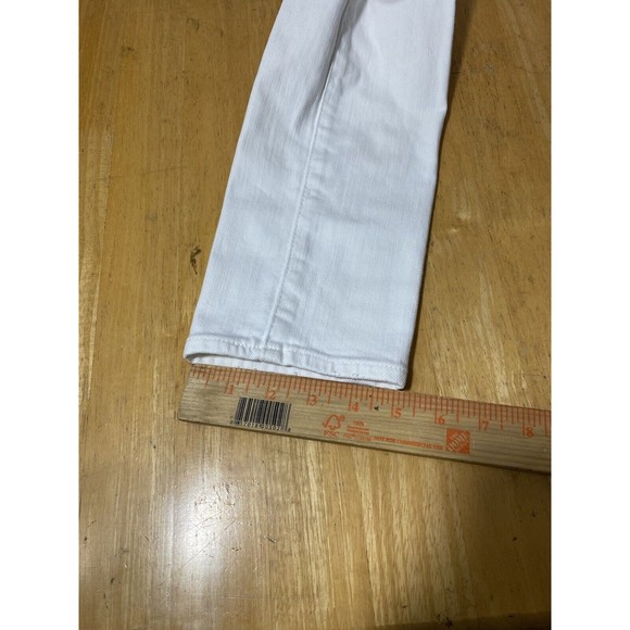 AG Adriano Goldschmied The Stilt Cigarette Womens 26R Low Rise white Jeans - Picture 10 of 10